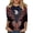 Multicolor - A02, variant on 250th Anniversary Women's Casual 3/4 Sleeve T-Shirt 250 Years of Freedom Shirt American Flag Patriotic Clothes