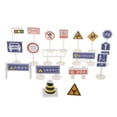 thumbnail image 2 of Accesorios De Juguetes Para Automóviles Señales De Tráfico Conocimiento Del Tráfico Aprendizaje Diversión De Simulación Yotijar Juguete Playset de señales de tráfico, 2 of 10