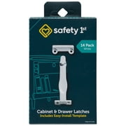 Safety 1st Cabinet & Drawer Latch (14pk), White, Toddler