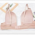 thumbnail image 5 of Low Back Bra for Women Wirefree Lifting Deep U Shaped Plunge Backless Bra with Convertible Clear Straps Sleep Bralette, 5 of 7