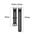 thumbnail image 4 of For Huawei Watch Band 4 (ads-b29) Strap Replacement Adjustable Silicone Watch Band - Pink, 4 of 4