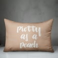 thumbnail image 3 of Creative Products Pretty Peach Pattern Pillow 20 x 14 Spun Poly Pillow, 3 of 3