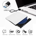 thumbnail image 2 of ZLight Disk Reader Slim DVDs Player Compact Size Universal Plug-and-play Cable Practical Error-correcting Optical Drive, 2 of 6