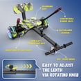 thumbnail image 5 of Hoverboard with Seat, 6.5" Hover Board Go Kart, Built-in Bluetooth, Wheels with LED Light, 5 of 6