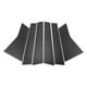 thumbnail image 1 of Recorte de ventana del pilar de la puerta del automóvil Unique Bargains 6 Pcs para Acura RDX 2019-2024 Fibra de carbono negra, 1 of 6