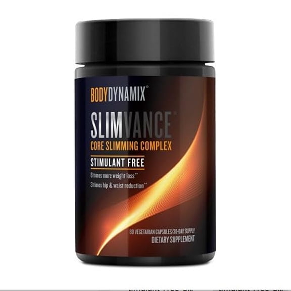Slimvance Core Slimming Complex, Stimulant Free, 60 Capsules