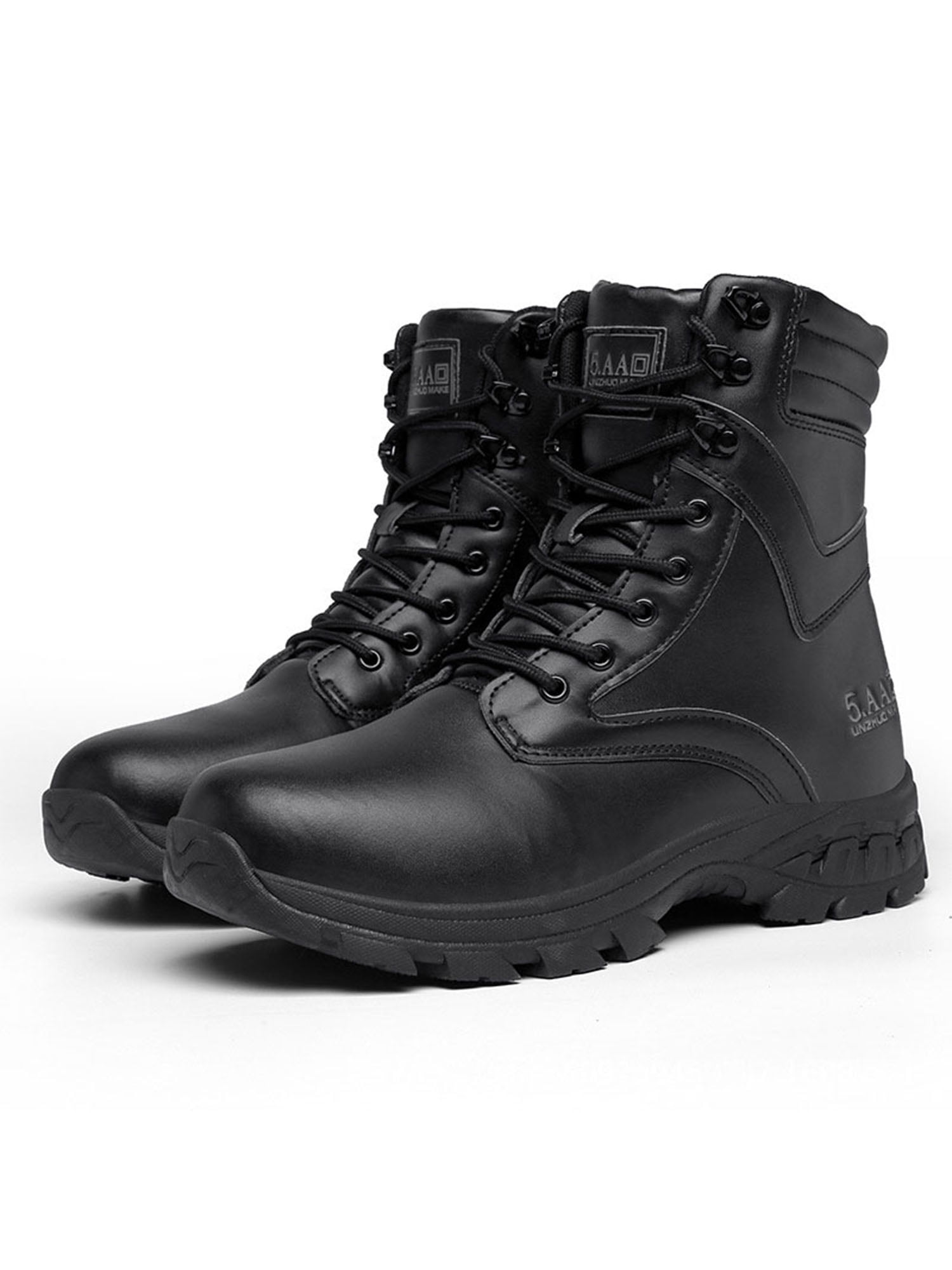 Durable EDC Outdoor Work Boots CQR Mens Military Tactical Boots Water Repellent Lightweight Mid-Ankle Combat Boots 