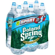 Poland Spring\xc2\xae 100% Natural Spring Water 24-700mL Sport Bottles with Flip Cap