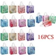 thumbnail image 5 of 16pcs Color Lettering Gift Bags, Holiday Party Gift Bags, Shopping Bags, Sundries Storage Bags, Wedding Gift Bags, Durable And Not Easy To Damage, A Variety Of Styles To Choose From., 5 of 7