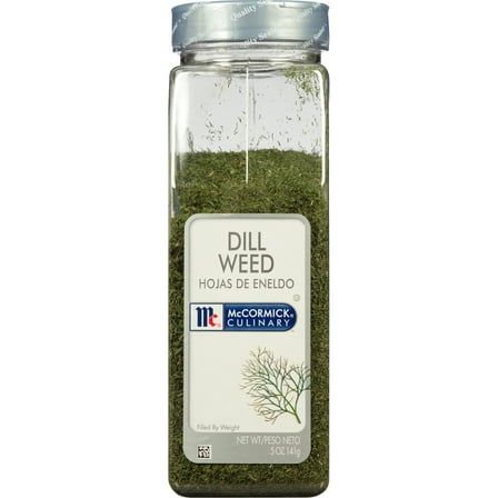 McCormick Culinary No Artificial Flavors Kosher Dill Weed, 5.0 oz Bottle