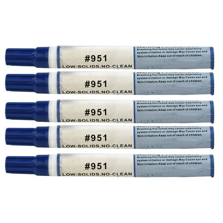 

5×10ml 951 Soldering Flux Pen Low-Solid Cleaning-free Welding Pen forPCB Welding