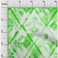 thumbnail image 2 of oneOone Georgette Viscose Light Green Fabric Geometrical Water Color Sewing Craft Projects Fabric Prints By Yard 42 Inch Wide, 2 of 4