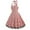 Pink, variant on QUNYINEY Dresses for Women 2025 Sleeveless Casual Polka Dot A-Line Dress V Neck Slip Flowy Midi Sundress