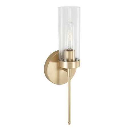 Austin Allen & Co - 17 Inch 1 Light Wall Sconce Soft Gold Finish with Clear