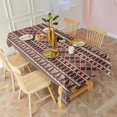 thumbnail image 2 of Boho Bohemia Geometric Line Art Rectangle Tablecloth 60"x120",Waterproof Polyester Rectangle Table Cloth, Wipeable Spillproof Polyester Tablecloth for Dining, Camping, Indoor and Outdoor, 2 of 6