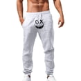 thumbnail image 1 of Zszcpp Men'S Casual Pants Cropped Simple Style Long Suitable Cartoon Print Daily Life Trousers Casual Trouser, 1 of 4