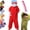 Red, variant on Kintue Snuggle Goof Monster Onesie Adult, Funny Big Mouth Pajamas with 3D Hood, Plush Halloween Onesie for Couples Family Matching, No Shoes Included