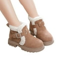 thumbnail image 3 of Fozruso Kids Boots Bright Color Side Zipper Cute Ankle Boots,Sizes 10(3.5-4 Years), 3 of 6