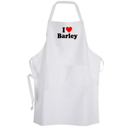 Aprons365 - I Love Barley – Apron – Chef Cook Food (Best Way To Cook Barley)