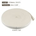 thumbnail image 2 of Uxcell Oil Lamp Wick Cotton 5/8 inch Flat Wide 32.8ft Long with Black Stitch for Lighting 1 Pcs, 2 of 5