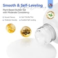 thumbnail image 4 of SAVILAND Milky White Builder Nail Gel: 8 in 1 Builder in a Bottle with Vitamin E Castor Oil Plant-Based Nail Strengthener Extension Gel Base Nail Gel Rhinestone Nail Glue Nail Design Home, 4 of 7