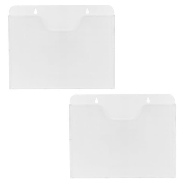 BESTYASH 2Ud Organizador De Documentos Para Pared En Acrílico Transparente Ultradelgado Para Oficina