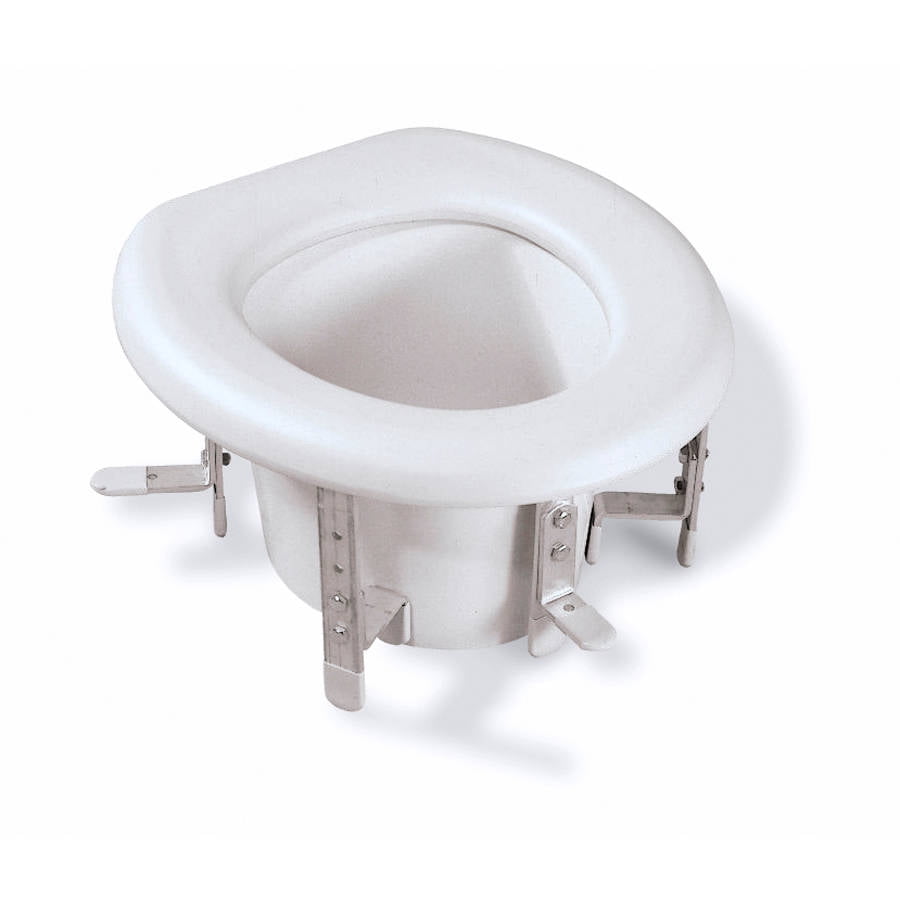 Medline Universal Raised Locking Toilet Seat, 250 lb Weight Capacity
