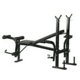 thumbnail image 6 of Standard Weight Bench Set with Preacher Curl Pad & Leg Developer - Full Body Workout Bench Press Station for Home Gym, Strength Training Equipment, 6 of 8