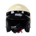 thumbnail image 4 of 3 Snap-Button Visor Shield Lens Visor Flip Up Wind Shield for Open Face Motorcycle Helmet, 4 of 7