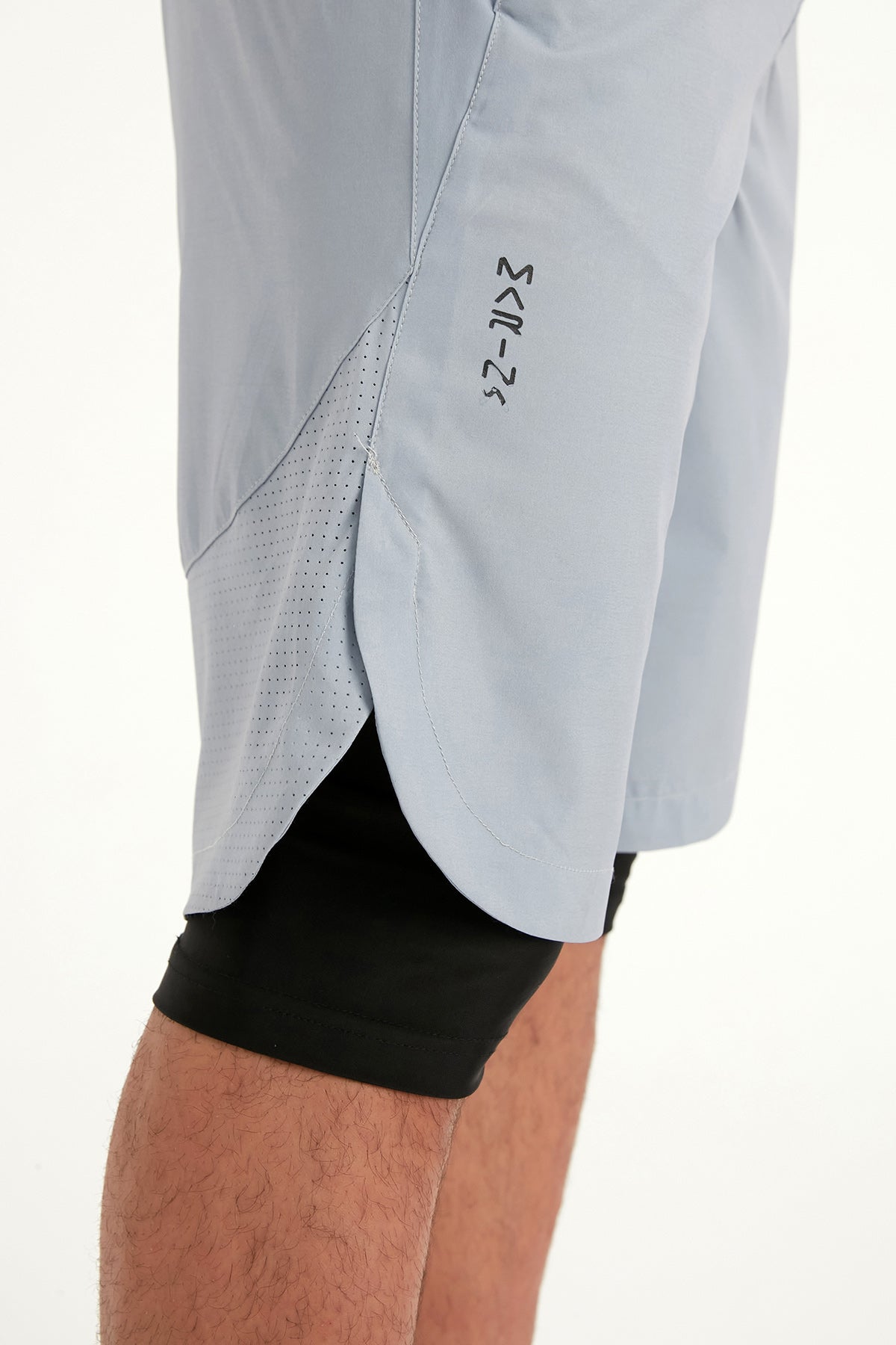 Marina Grey Modest Men’S Swim Shorts - S2505-1