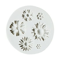 Clearance! Ikeay Molds for Baking, Silicone Flower for Earrings Tiny Daisy Diy Earrings Silicone Mould Flexible Resin Fondant Clay Jewelry