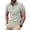 FE83_Gray, variant on Men's Casual Polo Shirts Classic Button Up Short Sleeve Shirt Soft Collared Slim fit Tops Black M