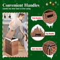 thumbnail image 4 of CASEMIOL 26.4 Gallon Laundry Basket with Lid, Rattan Clothes Laundry Hamper with Removable Liner Bag, Machine Washable Linen Bags, Foldable Large Laundry Basket, 4 of 13
