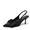 BLACK-SATIN, variant on Women’s Slingback Pumps, 3-Inch Stiletto High Heels with Bow, Closed Toe Satin Dress Shoes for Wedding & Work