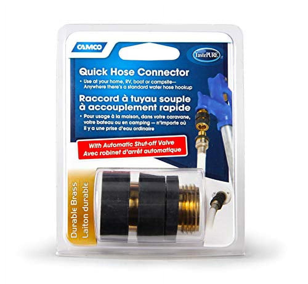Camco 20135 Brass Quick Hose Connect
