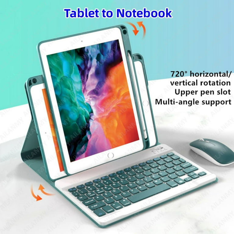 Walmart Keyboard Case for iPad 5th/6th Gen Air 2, 360° Rotatable
