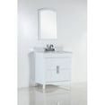 thumbnail image 6 of Bellaterra Home 30 in. Single sink vanity with white carrara top, 6 of 12