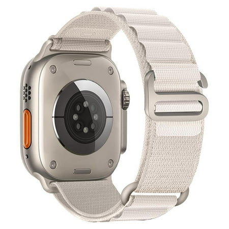ALMNVO Alpine Loop Compatible with Apple Watch Bands 49mm 45mm 44mm 41mm 40mm 38mm 42mm, Adjustable Sport Loop Nylon Band Smartwatch Wristbands for iWatch Series Ultra 9 8 7 SE 6 5 4 3 2 1