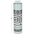 thumbnail image 3 of DecMode 18" Teal Ceramic Vase with Greek Knot Pattern, 3 of 8