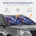 thumbnail image 4 of Daiia Enchanted Forest Stag Gathering 2PCS Car Windshield Sun Shade, Foldable Sun Shield for Car Front Window, Auto Sun Blocker Visor Protector Universal for Truck SUV Pickup-Medium, 4 of 7