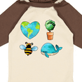 thumbnail image 4 of Inktastic Earth Day Plant a Tree Save the Bees Save the Seas Love Your Mother Boys or Girls Long Sleeve Baby Bodysuit, 4 of 5