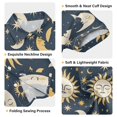 thumbnail image 3 of Dailycode Small Short Sleeve Button Down Shirts Sleeping Sun and Moon Casual Shirt 3-10 Years, 3 of 9