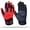 Black - Red, variant on Stealth Football Lineman Gloves Black, Battle College Lineman, Be a Villain Not a Joker with Padded Stealth Football Gloves with Protection, Youth, Kids, Men, Boys, Small to XXL Sizes