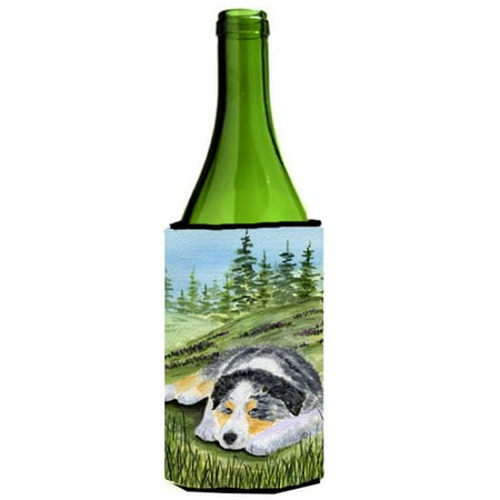 

Australian Shepherd Wine bottle sleeve Hugger - 24 oz.
