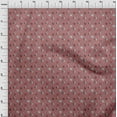 thumbnail image 3 of oneOone Rayon Dark Peach Fabric Hearts Diy Clothing Quilting Fabric Print Fabric By Yard 56 Inch Wide, 3 of 6