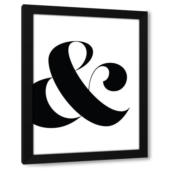 Urban Road 12x14 Black Modern Wood Framed Wall Art Titled - Ampersand Poster