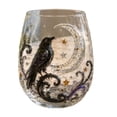 thumbnail image 6 of Stemless Glass, Halloween Indoor Decorations, Spooky Home Decor, Cocktail Tumbler, Decorative Skull Moon Glass for Parties, Daily Use, and Gothic Home Styling., 6 of 7