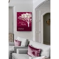 thumbnail image 5 of MuralMax Personalized Canvas Wall Decor Gifts For Him & Her - Romantic Family Tree & Lovebirds With Name & Date - Anniversary, Retirement Milestone Parties - Burgundy - Canvas Size 11 x 14, 5 of 6
