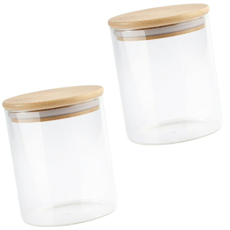  ZaGupul Glass Jars for Food Storage with Bamboo