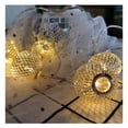 thumbnail image 4 of Funciona con pilas para el hogar, dormitorio, Navidad, fiesta, boda, decoración, Halloween, luces cálidas, 3 m, 20 LED, 4 of 4